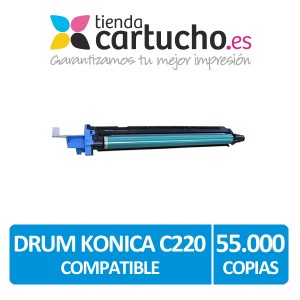 Tambor Konica Minolta C220 Cyan compatible PERTENENCIENTE A LA REFERENCIA Cartouches Konica Minolta C220 / C280