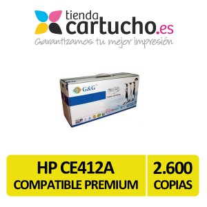 Toner  HP CE412A Amarillo compatible Premium PARA LA IMPRESORA Toner HP Laserjet Pro 300 M351a