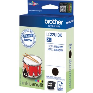 Brother LC22U Negro Original PARA LA IMPRESORA Cartouches d'encre Brother MFC-J985DW