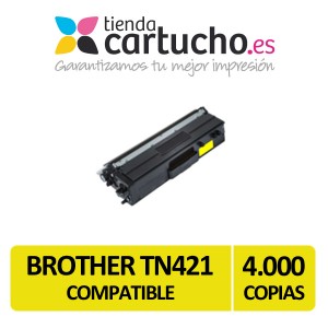 Toner Brother TN421 Compatible Amarillo PARA LA IMPRESORA Toner imprimante Brother MFC-L8900CDW