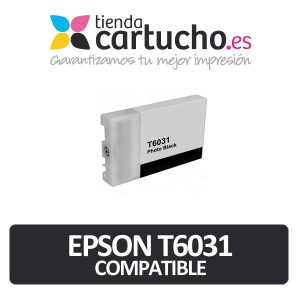 Epson T6031 Photo Negro Compatible PERTENENCIENTE A LA REFERENCIA Encre Epson T6031/2/3/4/5/6/7/9