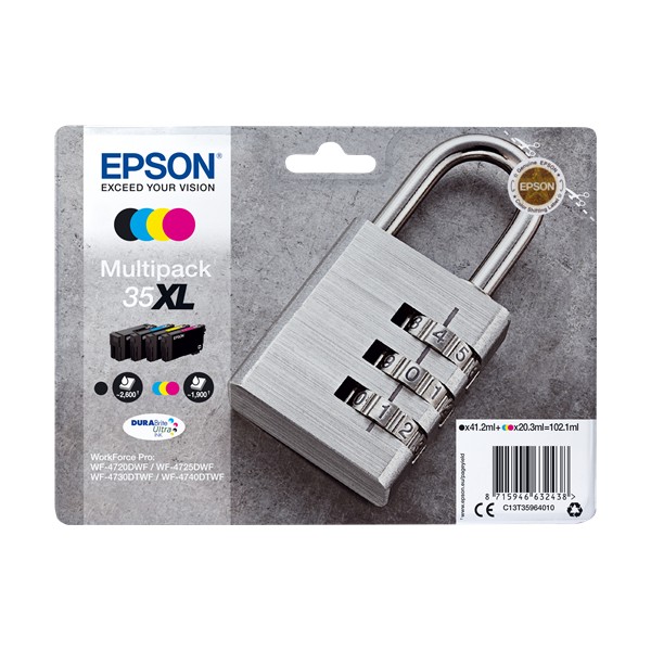 Epson 35XL Pack Couleurs, Cartouches De Encre Original Epson 35XL Pack Couleurs, Cartouches De Encre Original