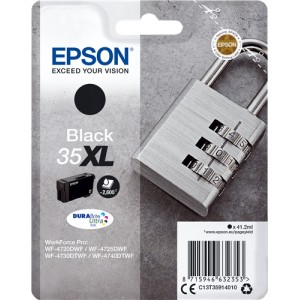 Epson 35 Negro, Cartucho De Tinta Original PERTENENCIENTE A LA REFERENCIA Encre Epson 35 Y 35xl