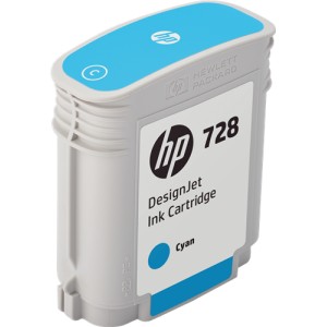 HP 728 Cyan Original PARA LA IMPRESORA Cartouches d'encre HP Designjet T830