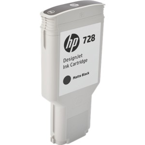 Cartuchos de tinta HP 728 Negro Mate Alta Capacidad PERTENENCIENTE A LA REFERENCIA Cartouches d'encre HP 728 / 728XL