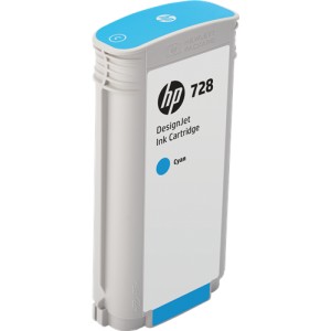 HP 728 Cyan Original Alta Capacidad  PARA LA IMPRESORA Cartouches d'encre HP Designjet T830