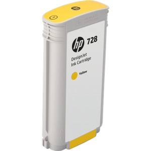 HP 728 Amarillo Original Alta Capacidad PARA LA IMPRESORA Cartouches d'encre HP Designjet T830