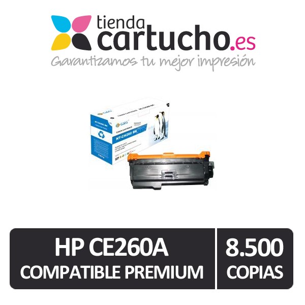 Toner HP CE260A Noir Compatible Premium Toner HP CE260A Noir Compatible Premium
