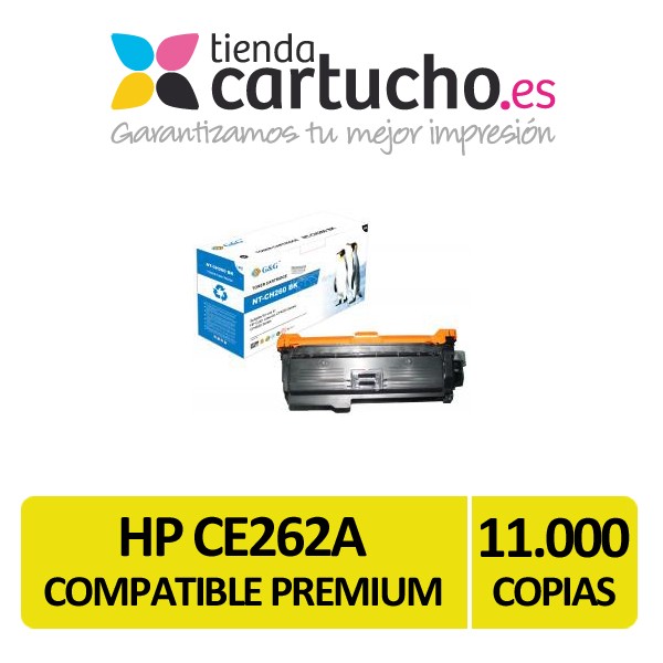 Toner HP CE262A Jaune Compatible Premium Toner HP CE262A Jaune Compatible Premium