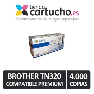 Toner Brother TN320 / TN325 Negro Compatible Premium PERTENENCIENTE A LA REFERENCIA Toner Brother TN-320