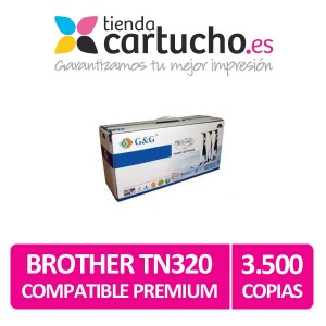 Toner Brother TN320 / TN325 Magenta Compatible Premium PERTENENCIENTE A LA REFERENCIA Toner Brother TN-320