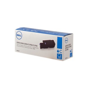 Toner Negro Dell 1250c - 1350cnw - 1355n - 1355cnw de alta capacidad (2000 pag) PERTENENCIENTE A LA REFERENCIA Cartouches DELL 1250/1350/1355