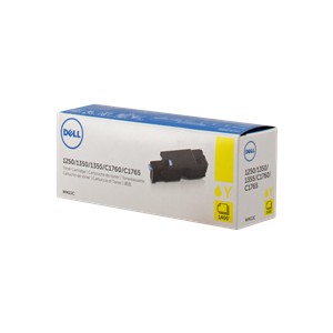 Toner Negro Dell 1250c - 1350cnw - 1355n - 1355cnw de alta capacidad (2000 pag) PERTENENCIENTE A LA REFERENCIA Cartouches DELL 1250/1350/1355