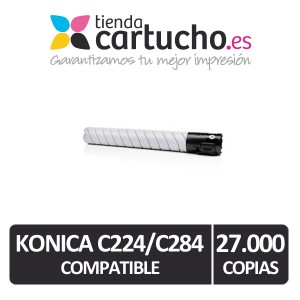 Toner Konica Minolta C224 / C284 / C364 Compatible Negro PERTENENCIENTE A LA REFERENCIA Cartouches Konica Minolta C224 / C284
