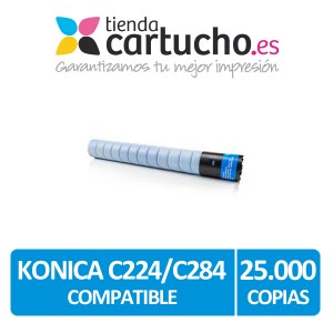 Toner Konica Minolta C224 / C284 / C364 Compatible Cyan PERTENENCIENTE A LA REFERENCIA Cartouches Konica Minolta C224 / C284