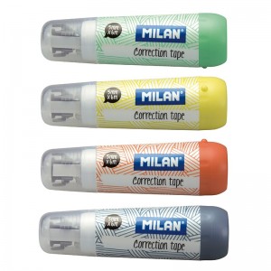 Cinta correctora Milán mini 5mm x 6m. Colores surtidos