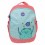 Milán Mochila infantil pequeña Mimo rosa y turquesa