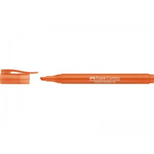 FABER CASTELL Marcador fluorescente TEXTLINER 38.Cuerpo translúcido. Naranja fluorescente