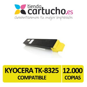 Toner Kyocera TK8325 Amarillo Compatible PERTENENCIENTE A LA REFERENCIA Toner Kyocera TK8325