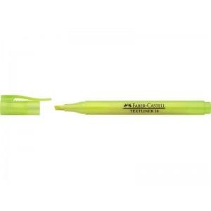 FABER CASTELL Marcador fluorescente TEXTLINER 38. Cuerpo translúcido. Amarillo fluorescente