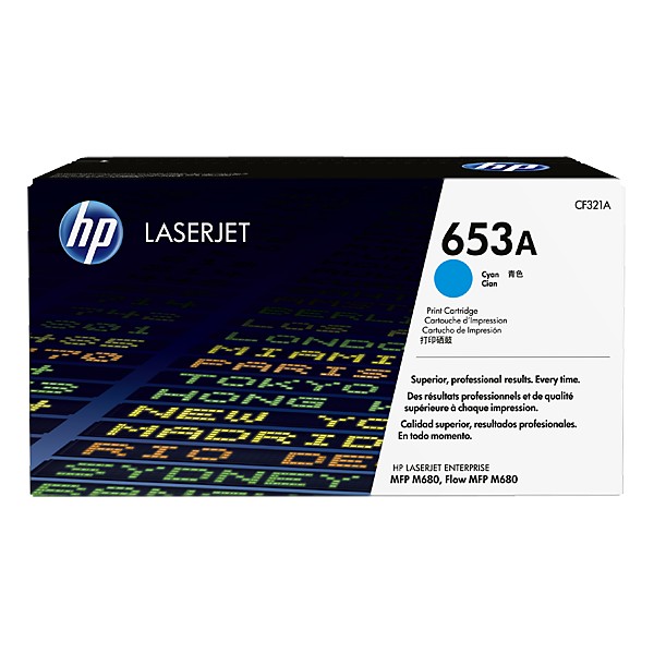 Toner HP CF321A Original Cyan (653A) Toner HP CF321A Original Cyan (653A)