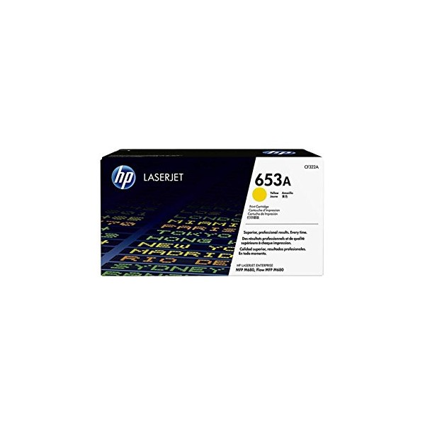 Toner HP CF322A Original Jaune (653A) Toner HP CF322A Original Jaune (653A)