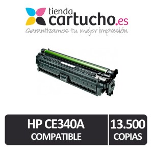 Toner HP CE340 Negro Compatible PERTENENCIENTE A LA REFERENCIA Toner HP 651A