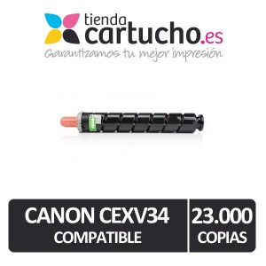 Toner Canon CEXV34 Negro Compatible PARA LA IMPRESORA Canon IR C 2100 / S