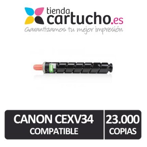 Toner Canon CEXV34 Negro Compatible PARA LA IMPRESORA Canon IR C 2220L