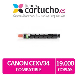 Toner Canon CEXV34 Magenta Compatible PARA LA IMPRESORA Canon IR C 2225 / i