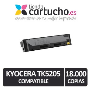 Toner Kyocera TK5205 Negro Compatible PARA LA IMPRESORA Toner Kyocera TASKALFA 356ci