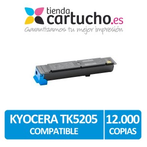 Toner Kyocera TK5205 Cyan Compatible PARA LA IMPRESORA Toner Kyocera TASKALFA 356ci
