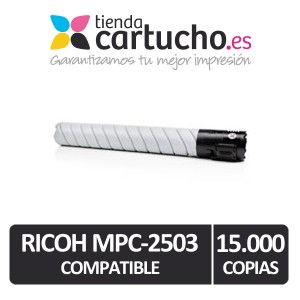 Toner Ricoh MP-C2503 Compatible Negro PARA LA IMPRESORA Cartouches Ricoh Aficio MPC2503 SP