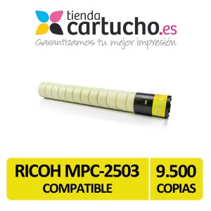 Toner Ricoh MP-C2503 Compatible Amarillo PARA LA IMPRESORA Cartouches Ricoh Aficio MPC2503 SP