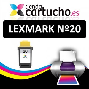 LEXMARK Nº 20 (36ml.) CARTUCHO COMPATIBLE (SUSTITUYE CARTUCHO ORIGINAL REF. 015MX120E) PERTENENCIENTE A LA REFERENCIA Cartouches Lexmark Nº 20