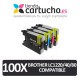 PACK 100 Brother LC1280 / LC1240 / LC1220 compatible