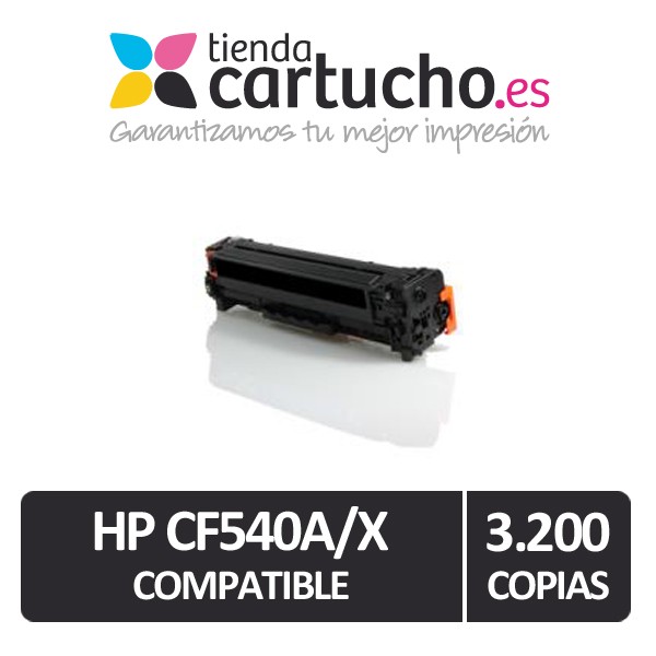 Toner HP CF540A/X Compatible Noir Toner HP CF540A/X Compatible Noir