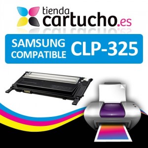 Toner NEGRO SAMSUNG CLP325 compatible, sustituye al toner original CLP-325 PARA LA IMPRESORA Toner Samsung CLX-3185 FN