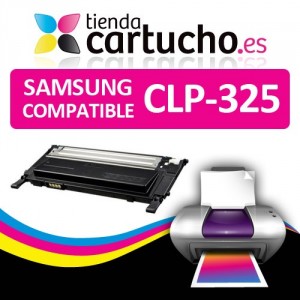 Toner NEGRO SAMSUNG CLP325 compatible, sustituye al toner original CLP-325 PARA LA IMPRESORA Toner Samsung CLX-3185 FN