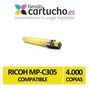 Toner compatible Ricoh MP-C305 Amarillo PERTENENCIENTE A LA REFERENCIA Cartouches Ricoh MPC305