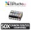 PACK 50 (ELIJA COLORES) CARTUCHOS COMPATIBLES CANON PGI-520 CLI-521