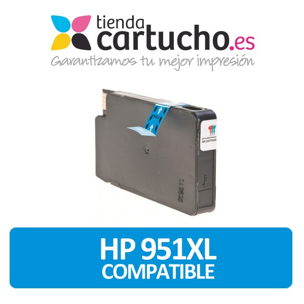 Cartouche HP 951XL CYAN REMANUFACTURÉ PREMIUM compatible avec HP Officejet Pro 8100 / 8600 Cartouche HP 951XL CYAN REMANUFACTURÉ PREMIUM compatible avec HP Officejet Pro 8100 / 8600