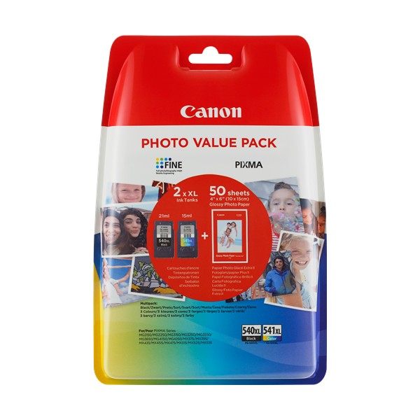 PACK ORIGINAL CANON PG540XL+CL541XL PACK ORIGINAL CANON PG540XL+CL541XL