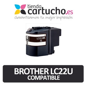 Cartucho de tinta Brother LC22U Negro XL compatible (LC-22UBK) PARA LA IMPRESORA Cartouches d'encre Brother MFC-J985DW