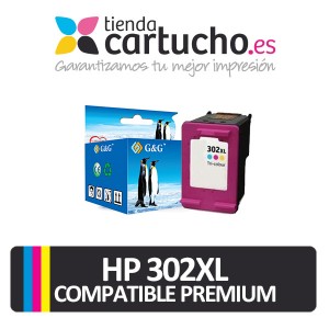 HP 302XL Color Remanufacturado Premium PERTENENCIENTE A LA REFERENCIA Cartouches d'encre HP 302 / 302XL