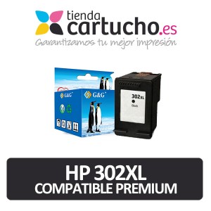 HP 302XL Negro Remanufacturado Premium PARA LA IMPRESORA Cartouches d'encre HP OfficeJet 4654