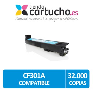 Toner Compatible HP CF301A (Nº827A) Cyan PARA LA IMPRESORA Toner HP LaserJet Enterprise Flow M880z Color