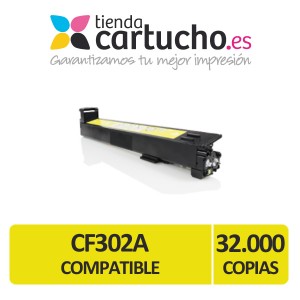 Toner Compatible HP CF302A (Nº827A) Amarillo PARA LA IMPRESORA Toner HP LaserJet Enterprise Flow M880z Color