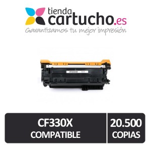 Toner Compatible HP CF330A (Nº654X) Negro PERTENENCIENTE A LA REFERENCIA Toner HP 654A / X