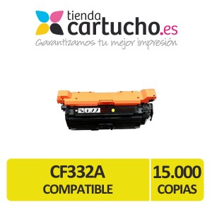 Toner Compatible HP CF332A (Nº654A) Amarillo PERTENENCIENTE A LA REFERENCIA Toner HP 654A / X
